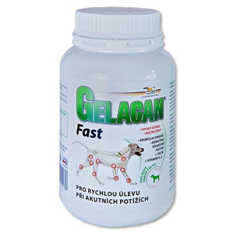 Gelacan Fast, 150 g, rychlá podpora kloubů pro psy.