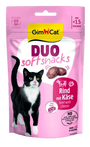 GimCat Duo Soft Snacks hovězí se sýrem 50g