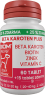 Giom S Beta-karoten plus 60 tbl+25% zdarma