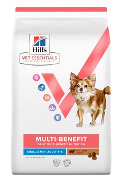 Hill's Can. VE Adult MB Small&Mini Lamb&Rice 2kg – krmivo pro dospělé psy malých plemen, příchuť jehněčí a rýže, balení 2 kg.