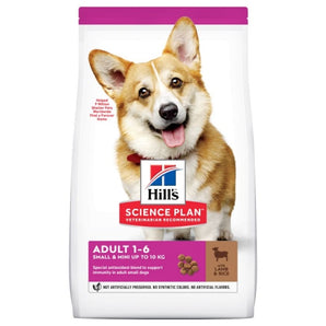 Hill's Can. SP Adult Small&Mini Lamb&Rice 6kg – krmivo pro psy malých plemen, příchuť jehněčí a rýže, balení 6 kg.