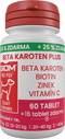 Giom S, Beta-karoten plus, 60 tbl + 25 % zdarma, podpora zdravé srsti a imunity.