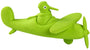 Hračka pes AERO latex,pískací,zelená 19cm Kiwi