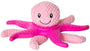 Hračka pes OCTOPUS & STARFISH plyš,TPR růžová 27cm Kiwi