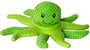 Hračka pes OCTOPUS & STARFISH plyš,TPR zelená 27cm Kiwi