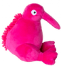Hračka pes PLUSH plyš,pískací,růžová 16cm Kiwi