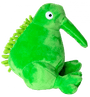 Hračka pes PLUSH plyš,pískací,zelená 16cm Kiwi