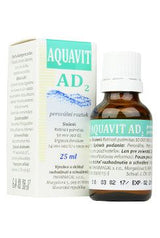 Aquavit AD2 sol 25ml lahvička s roztokem na bílém pozadí