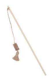 Hračka pro kočky Udice ETHICAT MATATABI, pompon, přírodní hračka, Zolux.