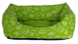 Pelech Friends Sofa Bed L zelená Kiwi – prostorný pelech pro psy velikosti L, zelený design Kiwi.