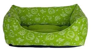 Pelech Friends Sofa Bed M zelená Kiwi – pohodlný pelech pro psy velikosti M, zelený design Kiwi.