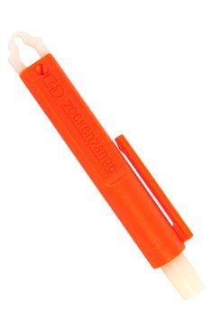 Kleště na klíšťata, plastové, oranžové, vylepšený design, BUSTER.