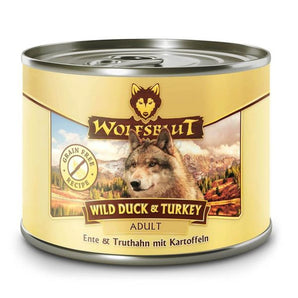 Wolfsblut Dog Adult Wild Duck&Turkey konz. 200g