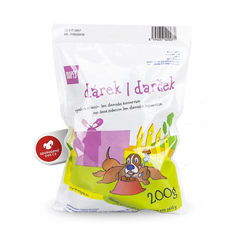 Pochoutka sušená MAPES dárek 200g - rozmanité pamlsky pro psy, ideální pro obdarování a zábavu.