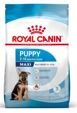 Royal Canin Maxi Puppy 1kg – Kompletní krmivo pro štěňata velkých plemen, podpora růstu a imunity, balení 1kg.