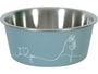 Miska nerezová LOVE CAT 400ml modrá