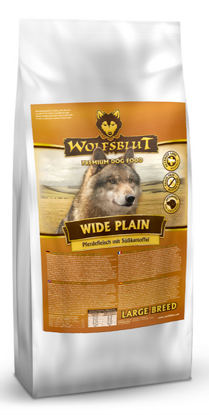 Granule Wolfsblut Dog Large Breed Wide Plain s koňským masem pro velká plemena, 2 kg.