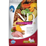 N&D TROPICAL SELECTION DOG Adult Mini Chicken, 5 kg, krmivo pro malé psy s kuřetem.