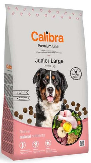 Calibra Dog Premium Line Junior Large 3 kg, krmivo pro štěňata velkých plemen s optimální výživou.