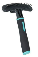 Výsuvné hrablo s 18 zuby pro psy, snadná údržba srsti a odstranění podsady.