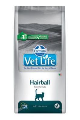 Vet Life Natural Feline Hairball 10kg – Krmivo pro kočky na prevenci tvorby chlupových bezoárů, balení 10kg