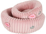 Pelech NAOMI Kulatý prošívaný růžová