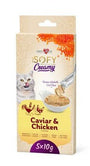 Pochoutka Aiko Cat SOFY Creamy Caviar&Chicken 5x10g