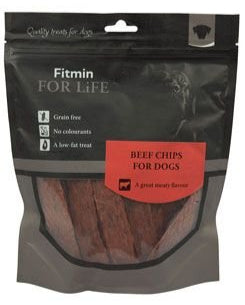 Pochoutka FFL dog treat hovězí plátky s masem a přírodní chutí, 400 g.