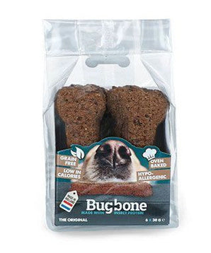 Pochoutka pes Bugbone Medium kost s hmyzem 6x30g