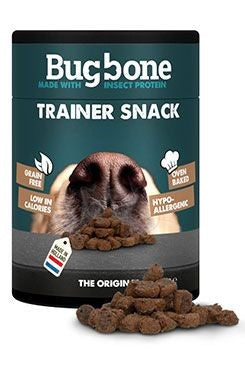 Pochoutka pes Bugbone Trainer Snack s hmyzem 160ks/100g