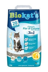 Podestýlka Biokat's Classic Cotton Blossom 5kg – Stelivo s vůní bavlny, balení 5 kg.