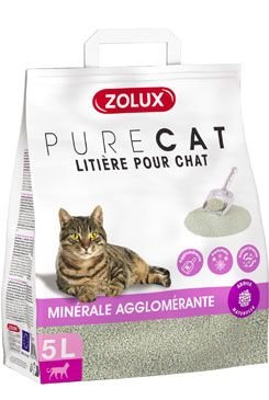 Podestýlka PURECAT antibacterial scent clump 5l – Antibakteriální hrudkující stelivo, balení 5 l.
