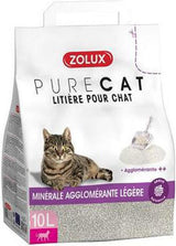 Podestýlka PURECAT mineral light clumping 10l – Hrudkující minerální podestýlka, balení 10 l.