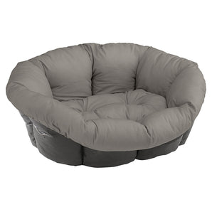 Polštář SOFA 8 bavlna šedý 85x62x28,5cm - Prostorný polštář s bavlněným povrchem, ideální pro větší psy, kteří potřebují komfortní spánek.