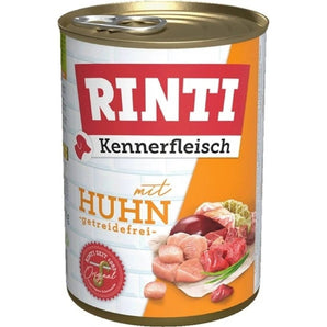 Rinti Dog Kennerfleisch konzerva kuře 400g - Konzerva s kuřetem pro vyváženou stravu a energii.