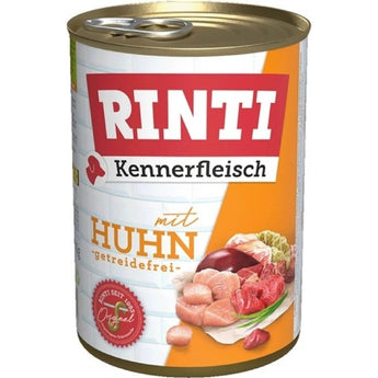 Rinti Dog Kennerfleisch konzerva kuře 400g - Konzerva s kuřetem pro vyváženou stravu a energii.