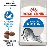 Royal Canin Feline Indoor 27 2kg – Krmivo pro kočky žijící uvnitř, podpora trávení a zdraví srsti, balení 2kg.
