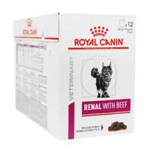 Royal Canin VD Feline Renal 12x85g hovězí kapsa