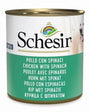 Schesir Dog konz. Adult kuře/špenát 285g