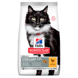 Hill's Science Plan Mature Adult 7+ Sterilised Chicken 10kg – Krmivo pro sterilizované dospělé kočky starší 7 let s kuřecím masem, balení 10kg.