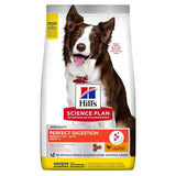 Hill's Can. SP Perfect Digestion Medium Chicken & Rice 14kg – krmivo pro střední psy podporující trávení, příchuť kuře a rýže, balení 14 kg.