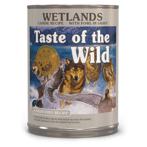 Taste of the Wild konzerva Wetlands Wild Fowl 390g - konzerva s divokou drůbeží pro psy, 390g