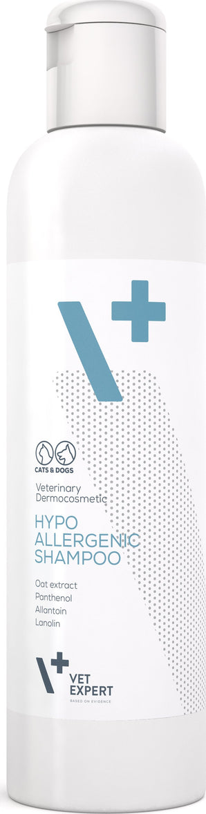 Hypoalergenní šampon VetExpert Hypoallergenic pro psy s citlivou kůží, 250 ml.