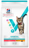 Hill's Vet Essentials Mature Adult Dental Health Chicken 1,5kg – Kuřecí krmivo na podporu dentálního zdraví pro starší kočky, balení 1,5kg.