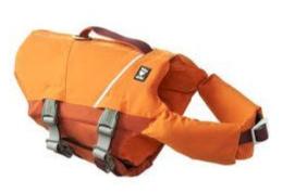 Rakytník plavací vesta Hurtta Life Savior ECO pro psy 5-10 kg, bezpečnost ve vodě.