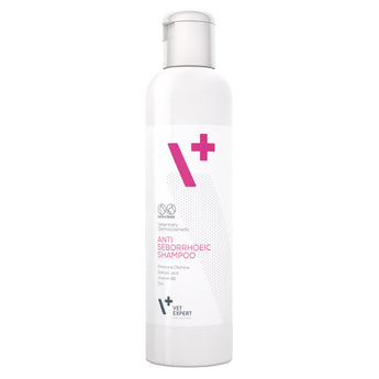 VetExpert Antiseborrhoeic Shampoo, 250 ml, šampon pro psy s kožními problémy.