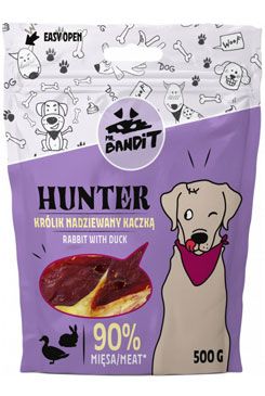 VetExpert Mr.Bandit pochoutka HUNTER, králík a kachna, 500 g, lahodný pamlsek.