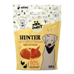 VetExpert Mr.Bandit pochoutka HUNTER, králík a kuře, 500 g, pamlsek pro psy.