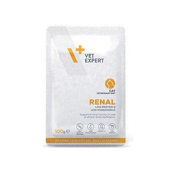 VetExpert VD 4T Renal Cat, kapsa, 100 g, dieta pro kočky s ledvinovými problémy.