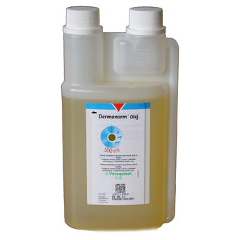 Dermanorm, olej, 500 ml, doplněk stravy pro zdravou srst.